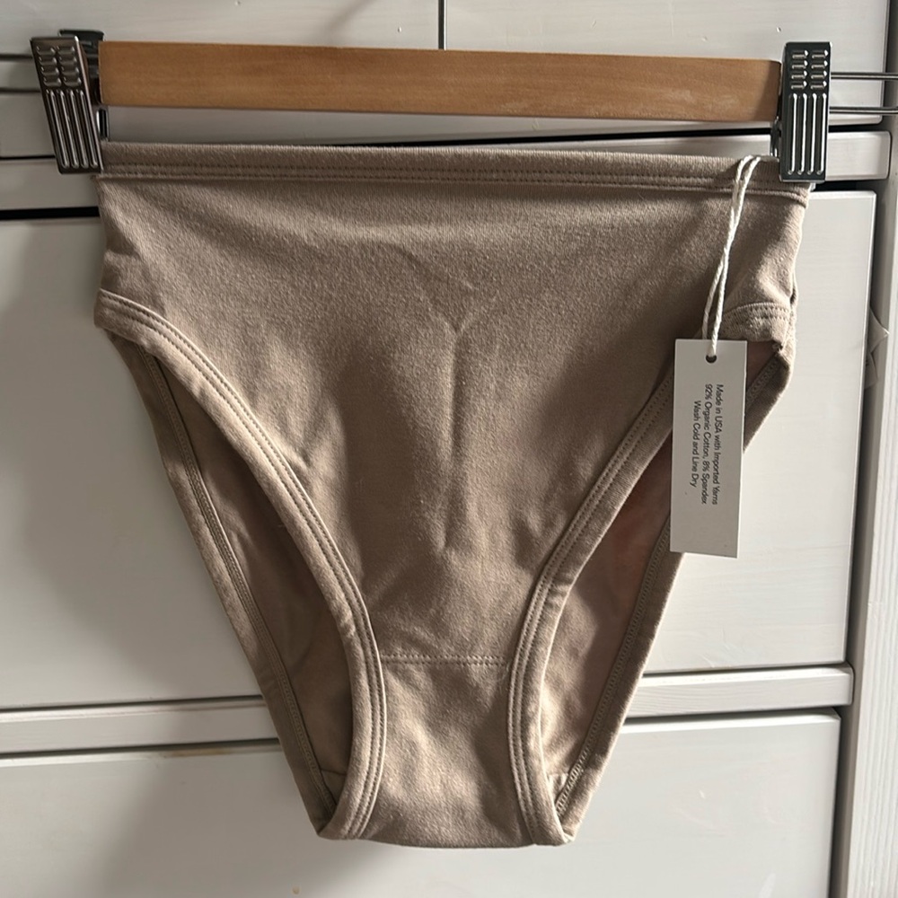 Arq Misha French cut undies XXS taupe